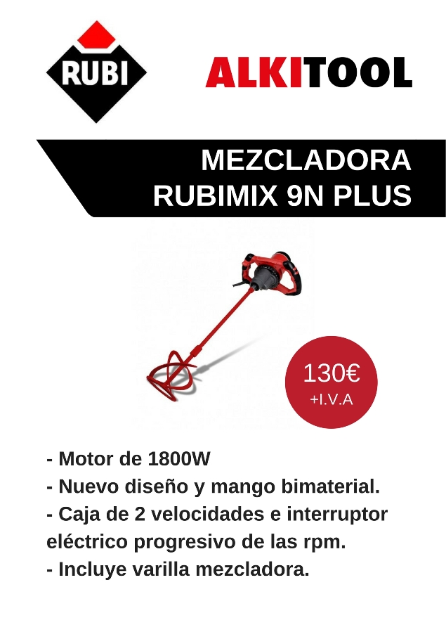 mezcladora rubimix 9n plus